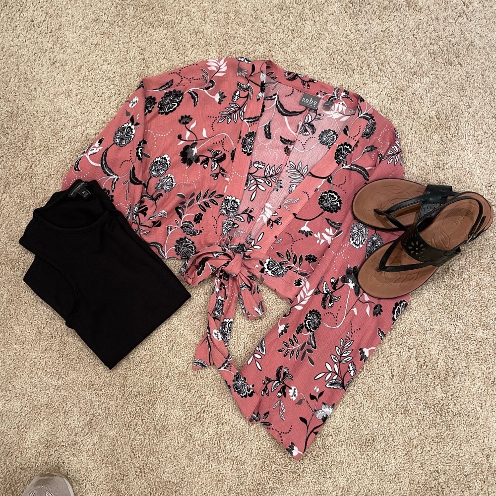 Soho Jeans short cover up